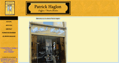 Desktop Screenshot of hagloncoiffeurbarbier.com