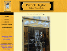 Tablet Screenshot of hagloncoiffeurbarbier.com